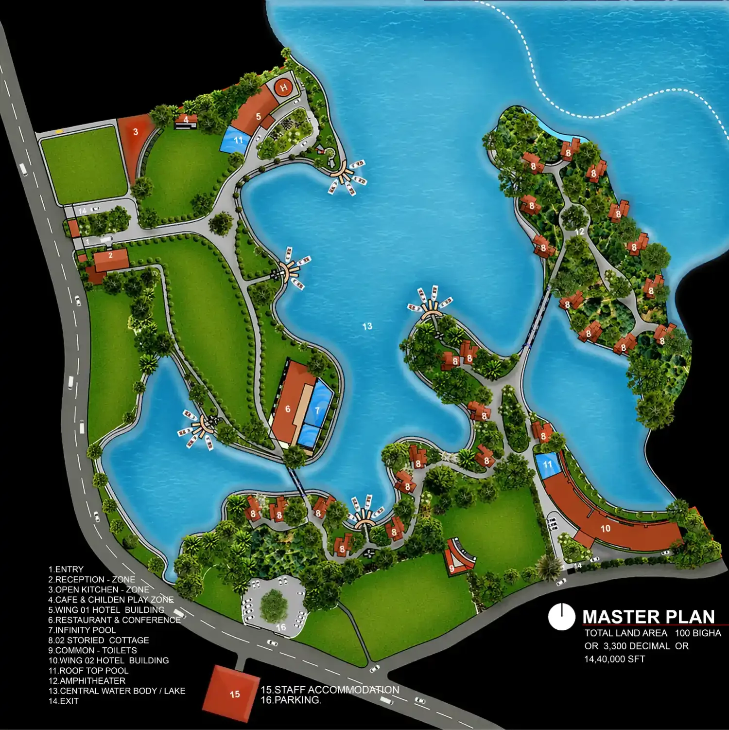 Pubali Batashe resort masterplan